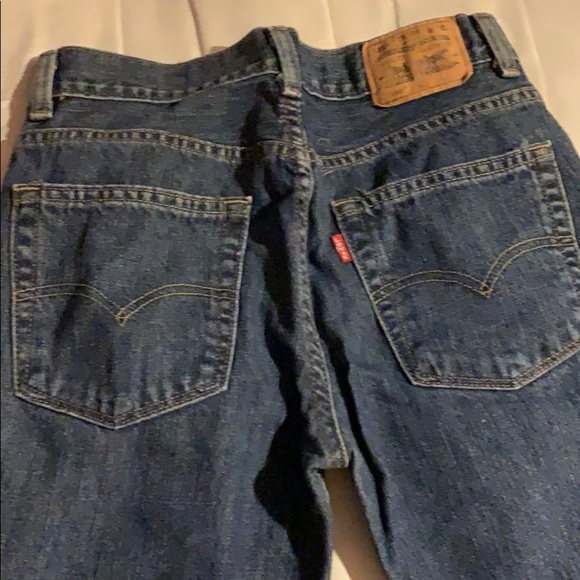 Boys/men blue jeans size 25x 27 relaxed - Picture 3 of 6